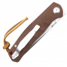 Ніж складаний Тотем G23 D2 Tanto Brown