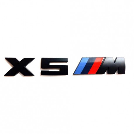 Шильдик на багажник для BMW X5M черный