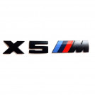 Шильдик на багажник для BMW X5M черный