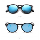 Солнцезащитные поляризационные очки ретро Zolman C. 12 Black/Blue