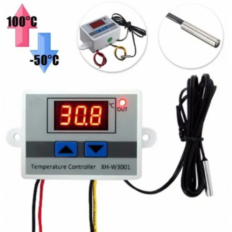 Терморегулятор XH-W3001(12V120W)цифровой контроллер температуры