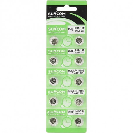 Батарейка LR41/192 AG3/1.55v Suncom Alkaline Battery