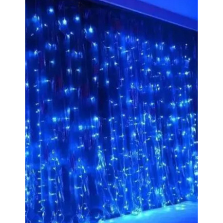 Светодиодная гирлянда водопад штора 480 LED blue 3x3м (10-3)