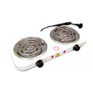 Плита електрична спіральна 2 конфорки Hot Plate G-2000W
