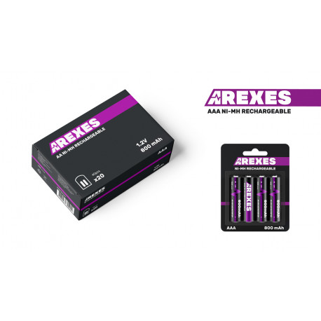 Аккумулятор Arexes ААА (800mAh) 1.2v (NI-MH)