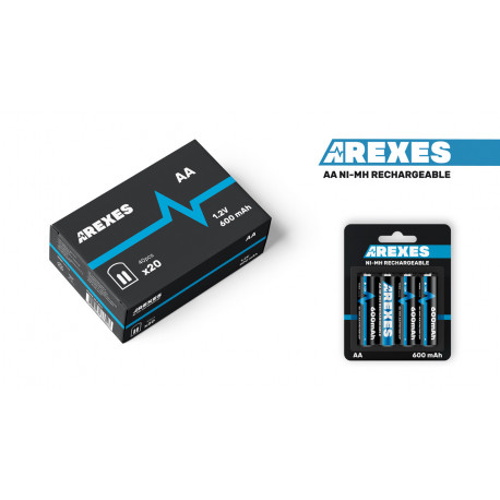 Аккумулятор Arexes АА (600mAh) 1.2v (NI-MH)
