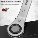 Набор метрических трещоточных ключей 6шт sdy-81058