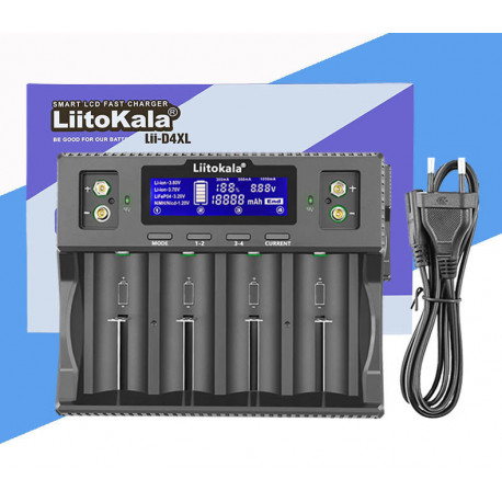 Зарядное устройство для аккумуляторов LiitoKala Lii-D4XL оригинал
