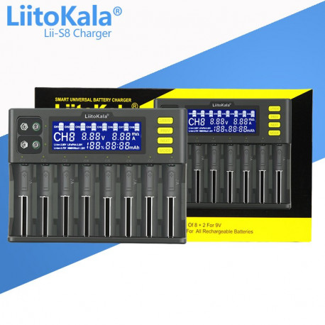 Зарядное устройство для аккумуляторов LiitoKala Lii-S8 оригинал
