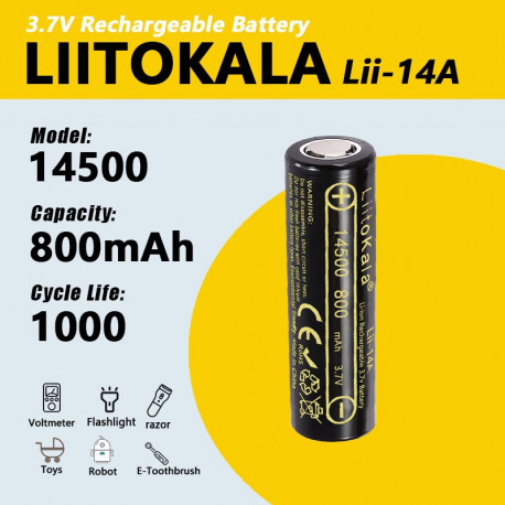 Аккумулятор LiitoKala Lii-14A 14500 800mah оригинал