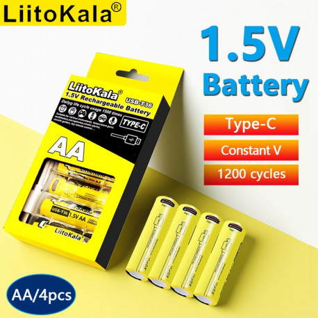 Аккумулятор LiitoKala USB-T36*4+4-In-1 Type-C Line оригинал