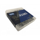 Ланцюг KMC X10EL 1/2" х 11/128" 116 зв. Silver/Silver top