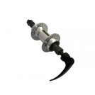 Втулка алюминиевая задняя под эксцентрик на промподшипнике ( V-Brake) Silver 36H