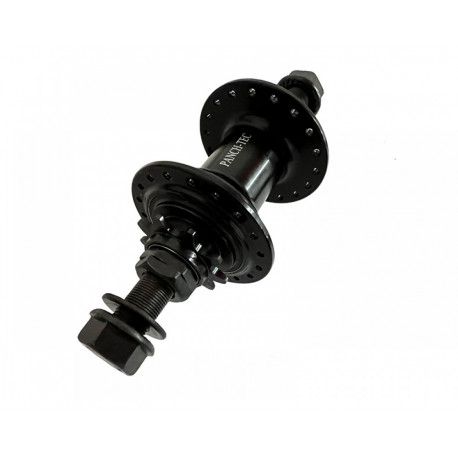 Втулка алюмінієва задня на промпідшипнику BMX 14G x 36H x M14 Black (A 241-R) top