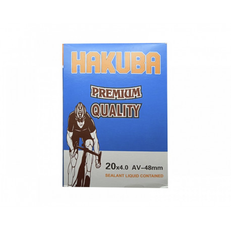 Антипрокольна камера FatBike з рідиною 20 x 4.0 AV 48MM Hakuba top