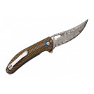 Ніж складний DG 295 G10 (дамаск)