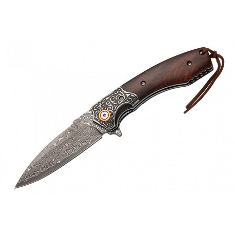 Ніж складний DG 293 (дамаск)