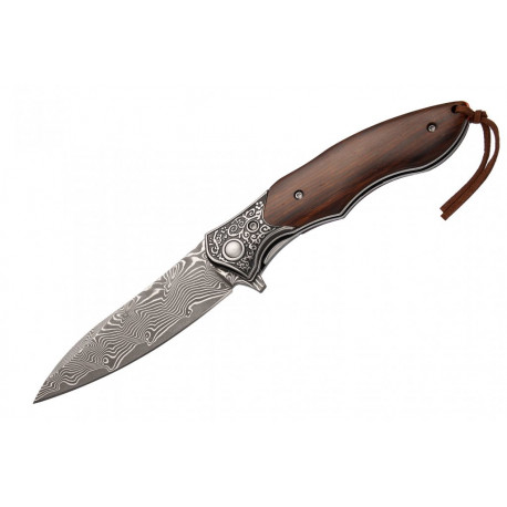 Ніж складний DG 292 (дамаск)