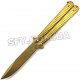 Нож-бабочка "Benchmade" золотой